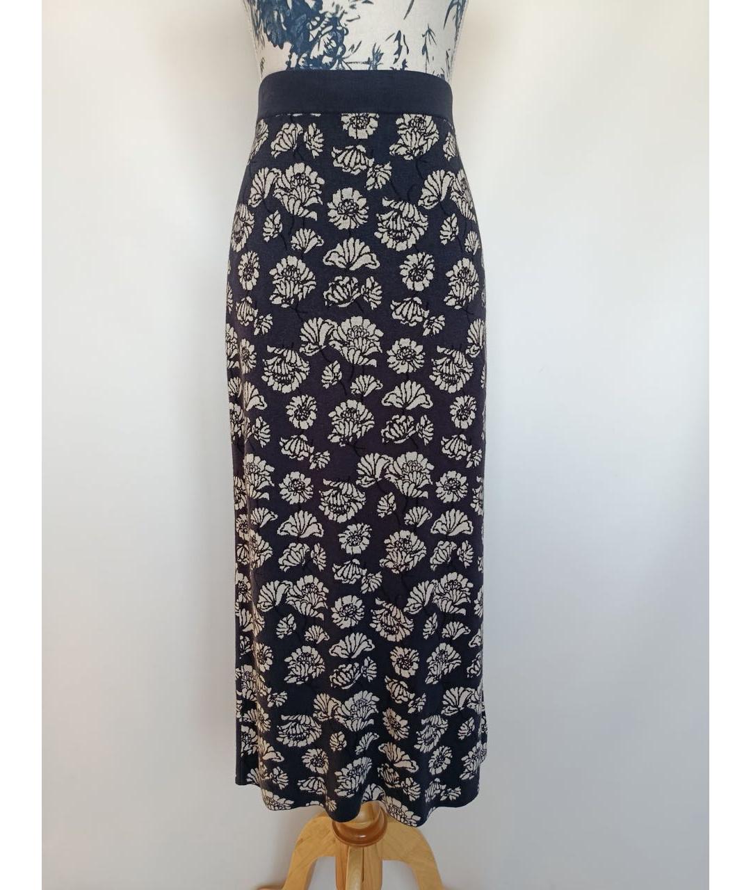 WEEKEND MAX MARA Темно-синий вискозный костюм с юбками, фото 8