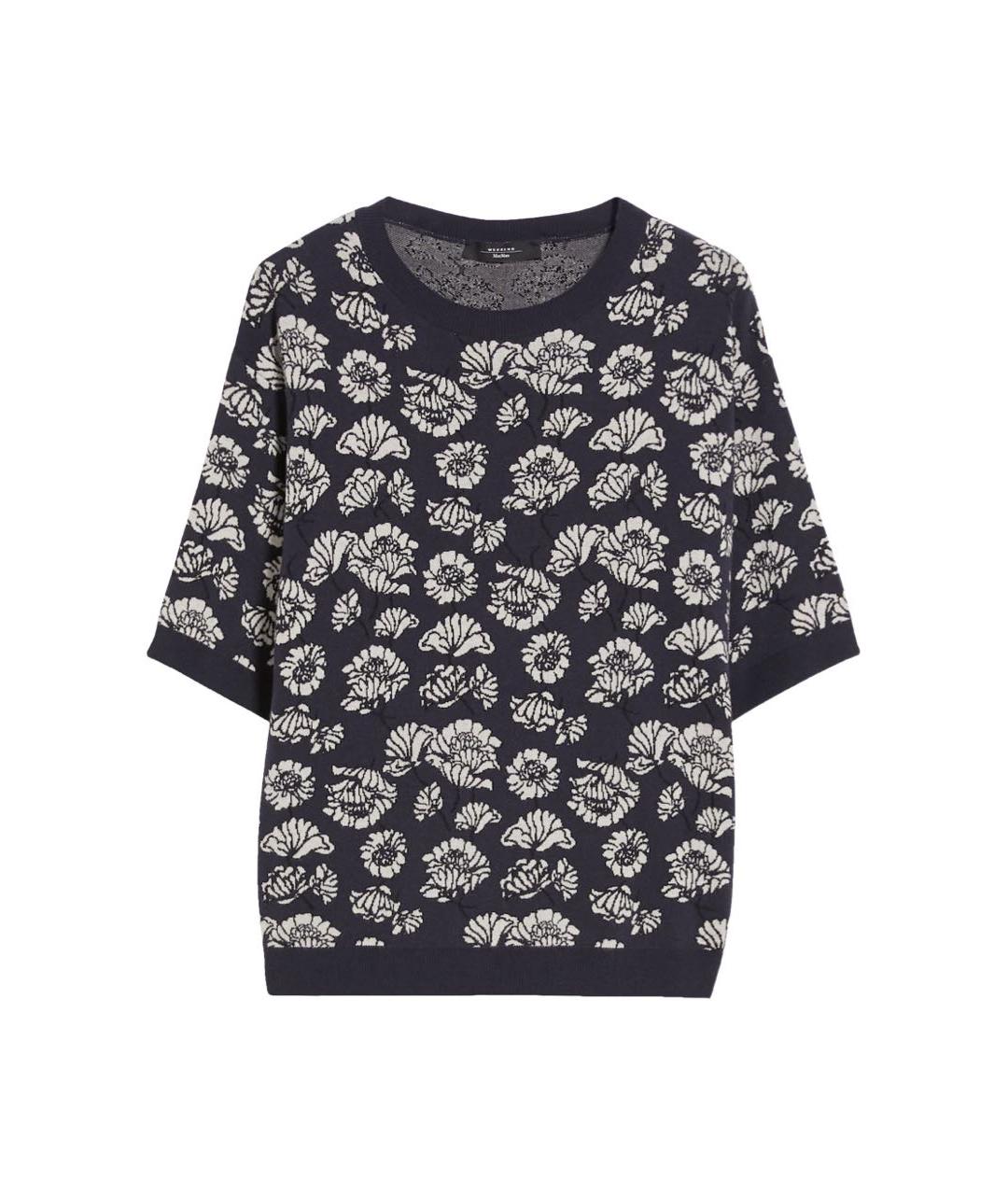 WEEKEND MAX MARA Темно-синий вискозный костюм с юбками, фото 2