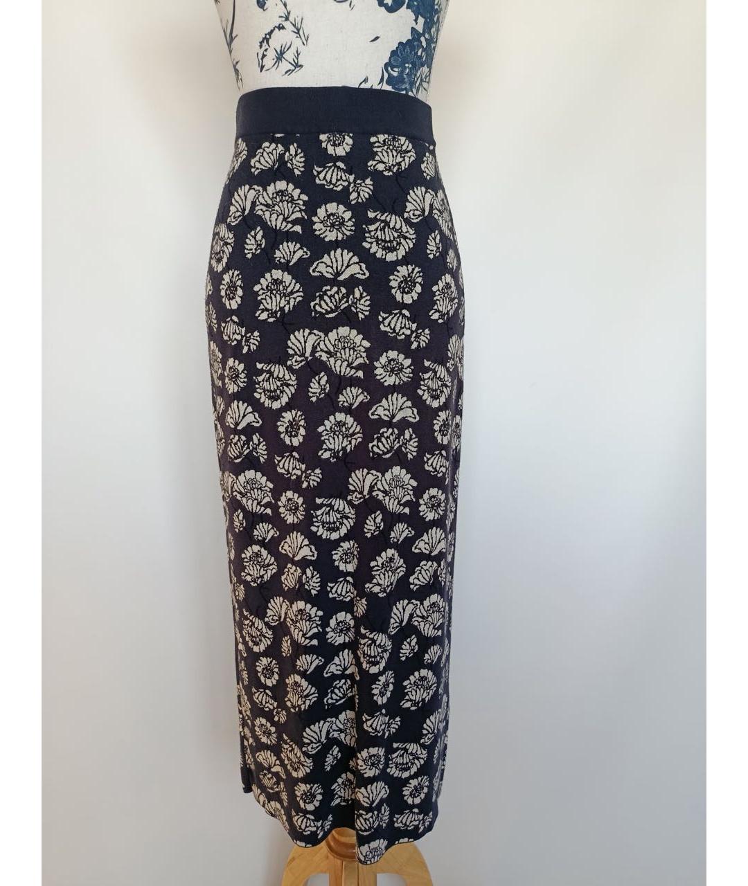 WEEKEND MAX MARA Темно-синий вискозный костюм с юбками, фото 5