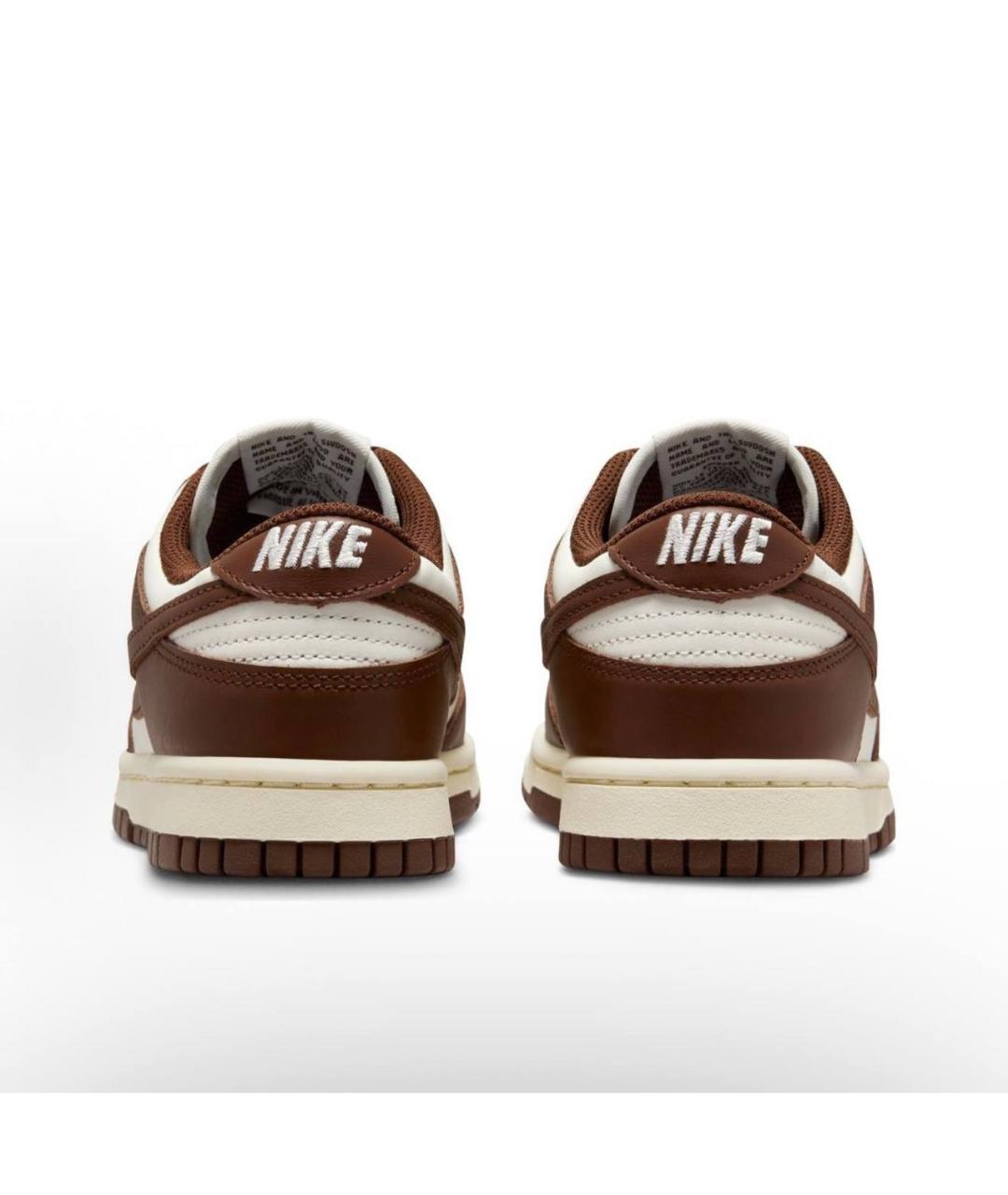 NIKE Коричневые кожаные кеды, фото 4