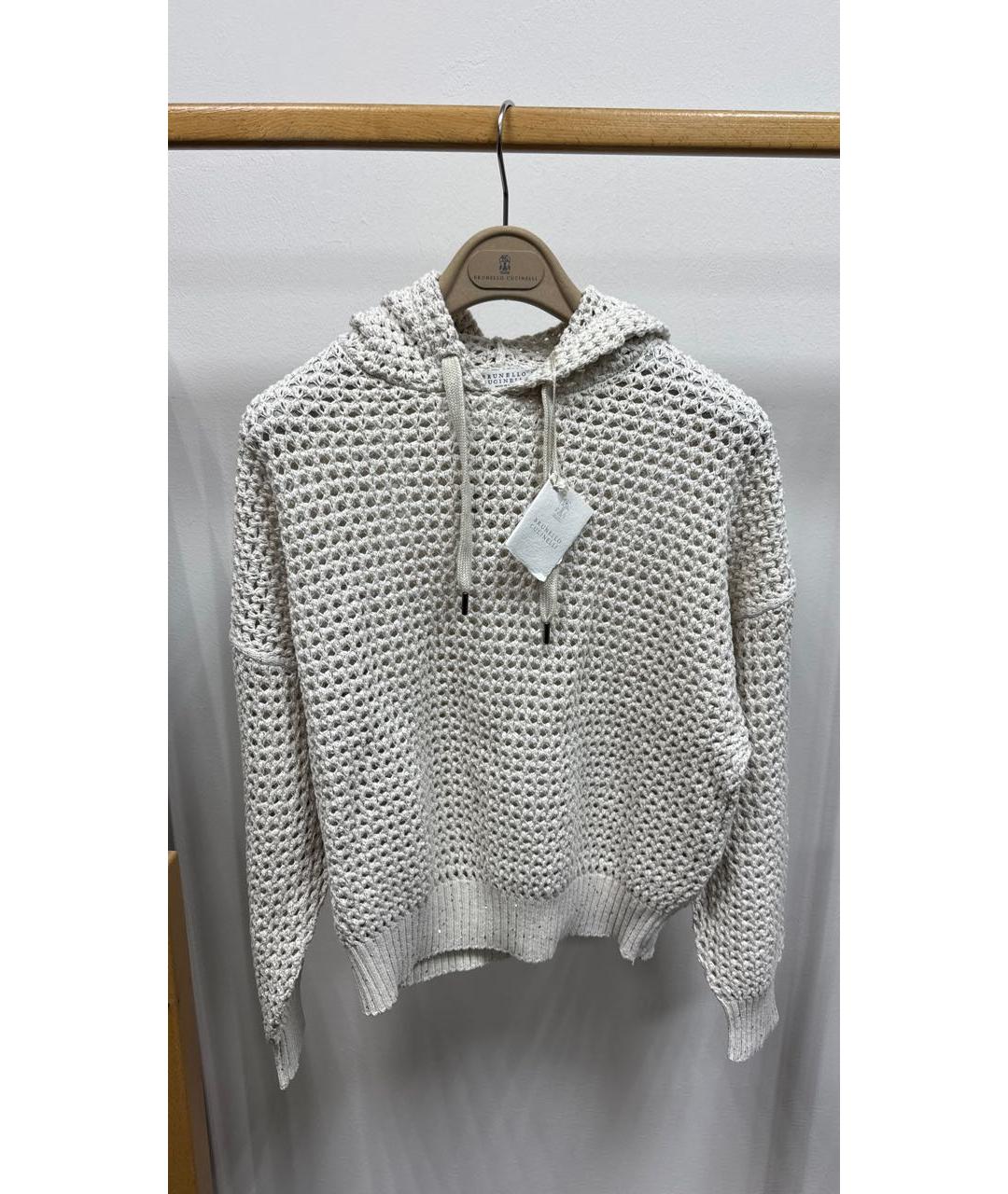 BRUNELLO CUCINELLI Бежевый хлопковый костюм с брюками, фото 2