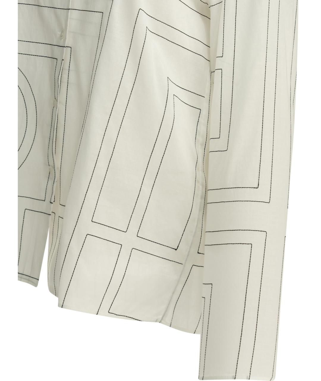TOTEME Белая хлопковая рубашка, фото 4