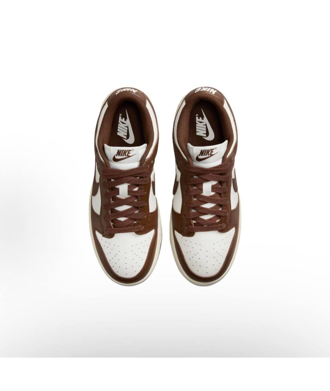 NIKE Коричневые кожаные кеды, фото 3