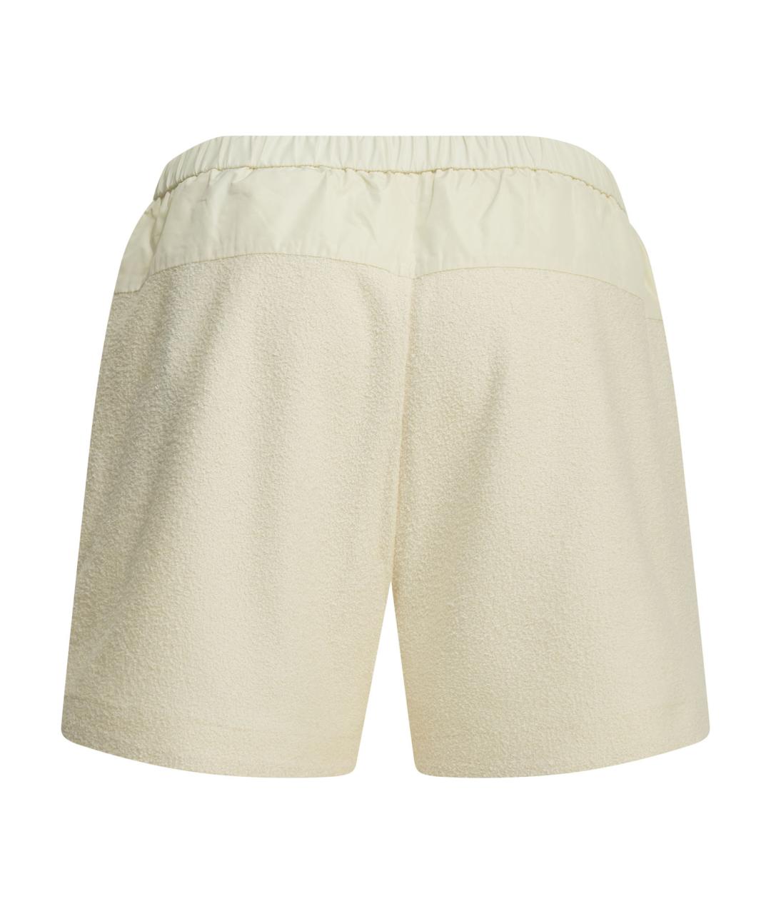 MONCLER Белые хлопковые шорты, фото 2