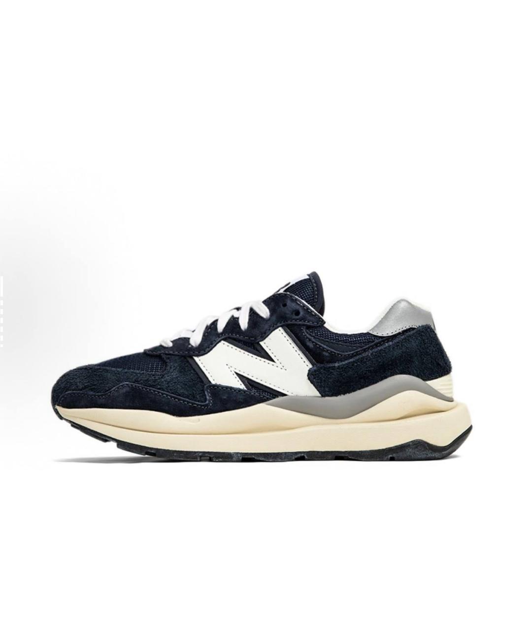 NEW BALANCE Темно-синие замшевые высокие кроссовки / кеды, фото 3