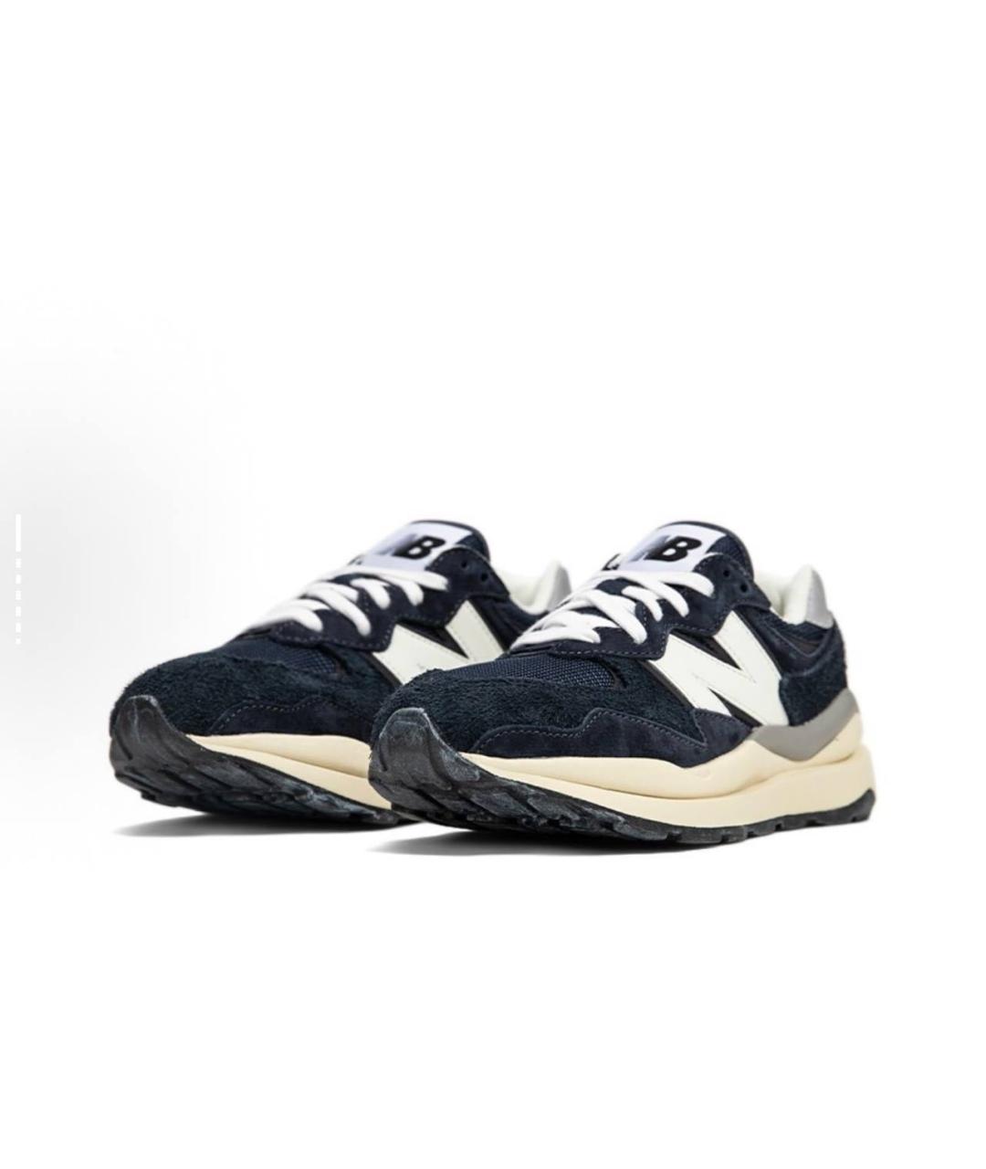 NEW BALANCE Темно-синие замшевые высокие кроссовки / кеды, фото 2