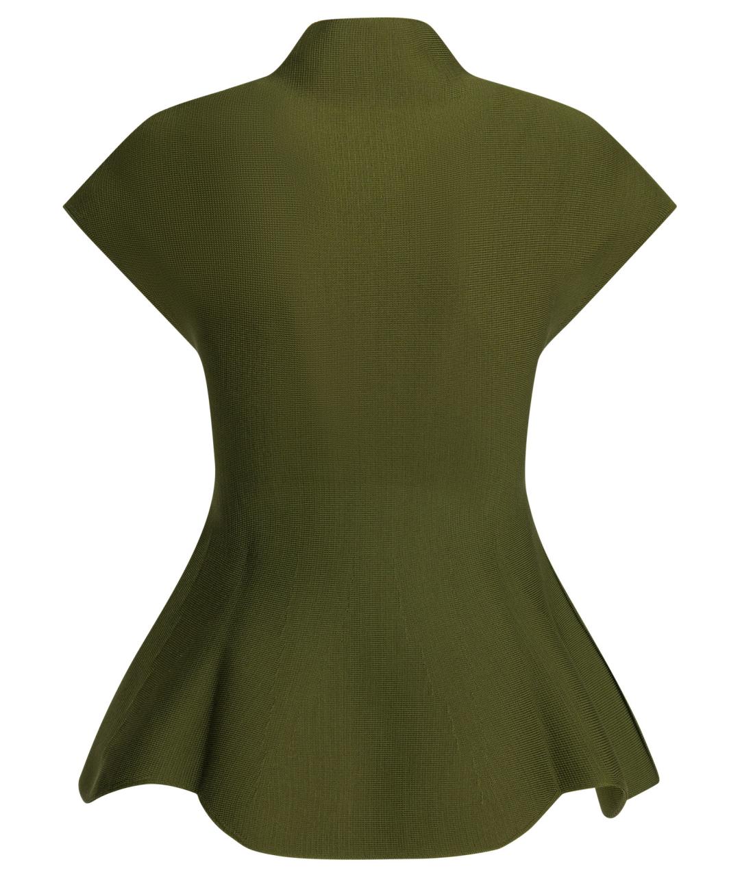 KHAITE Зеленая вискозная блузы, фото 2