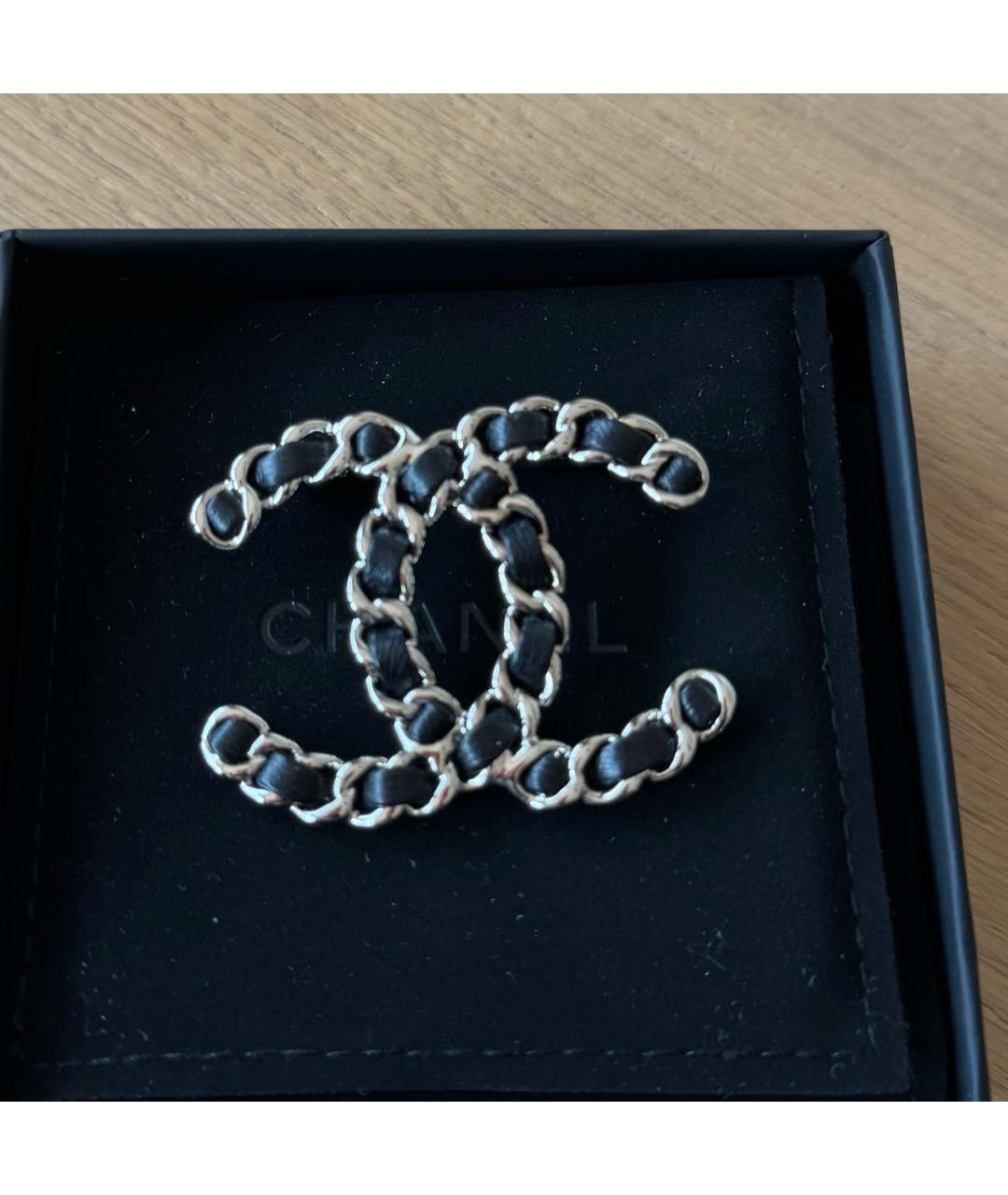 CHANEL Черная булавка / брошь, фото 4