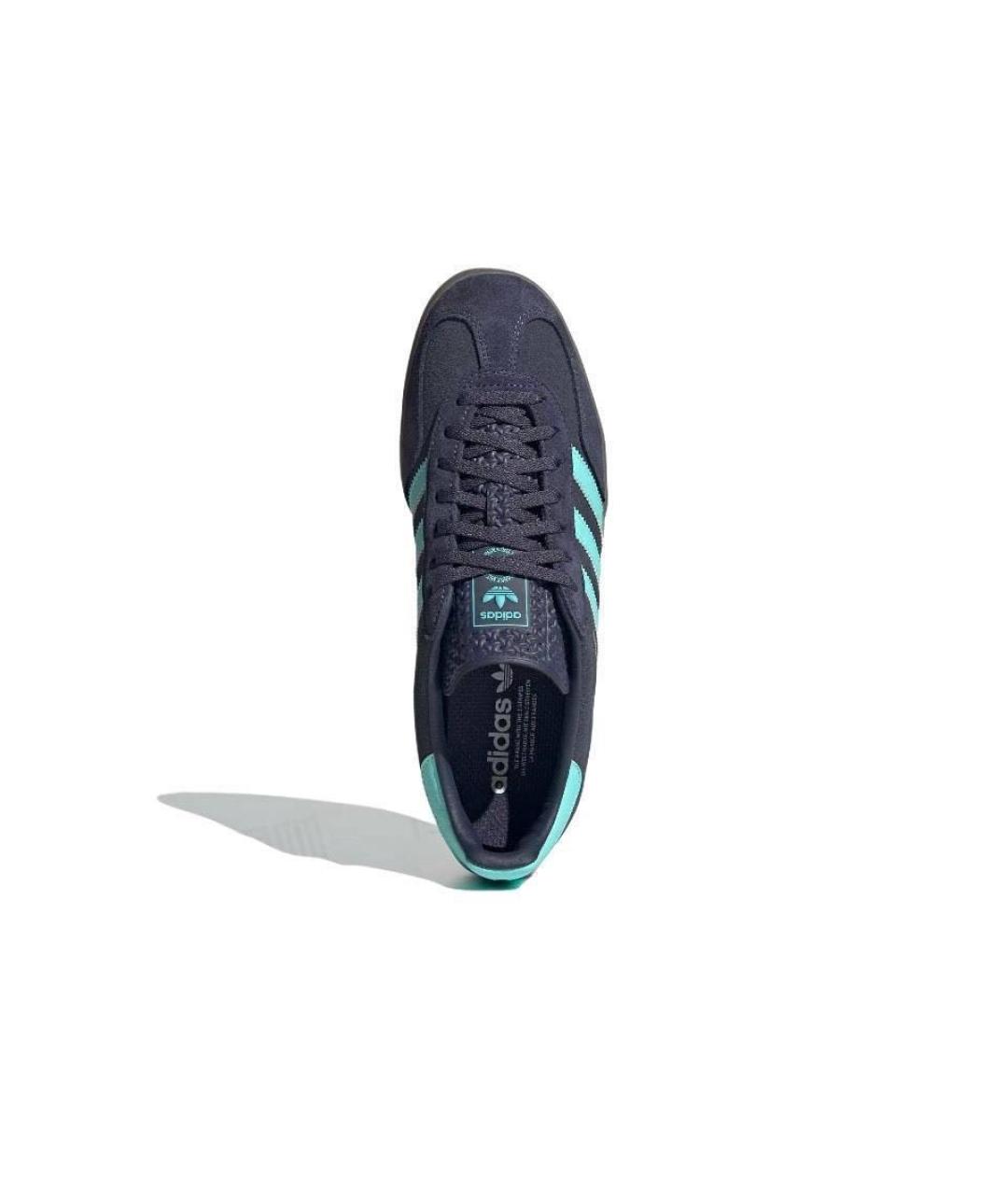 ADIDAS Темно-синие нубуковые кеды, фото 3