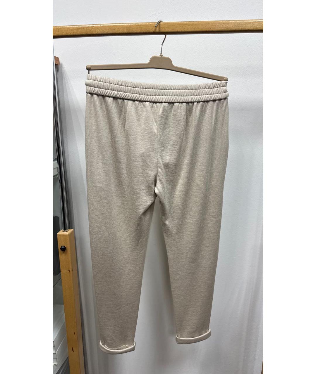 BRUNELLO CUCINELLI Бежевый шелковый спортивные костюмы, фото 7