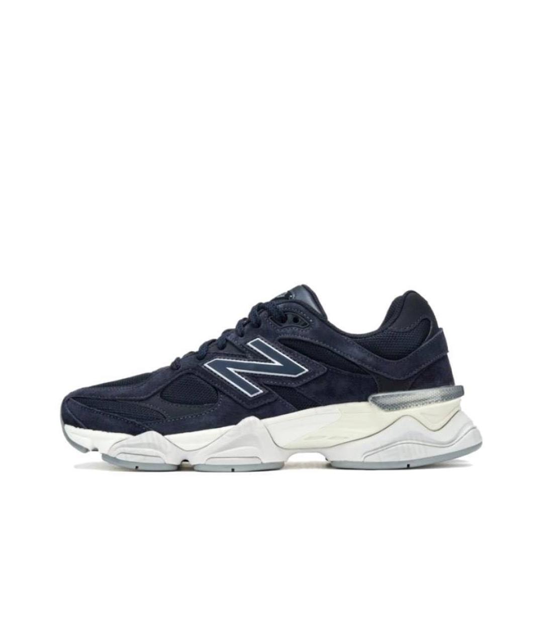 NEW BALANCE Темно-синие замшевые высокие кроссовки / кеды, фото 5