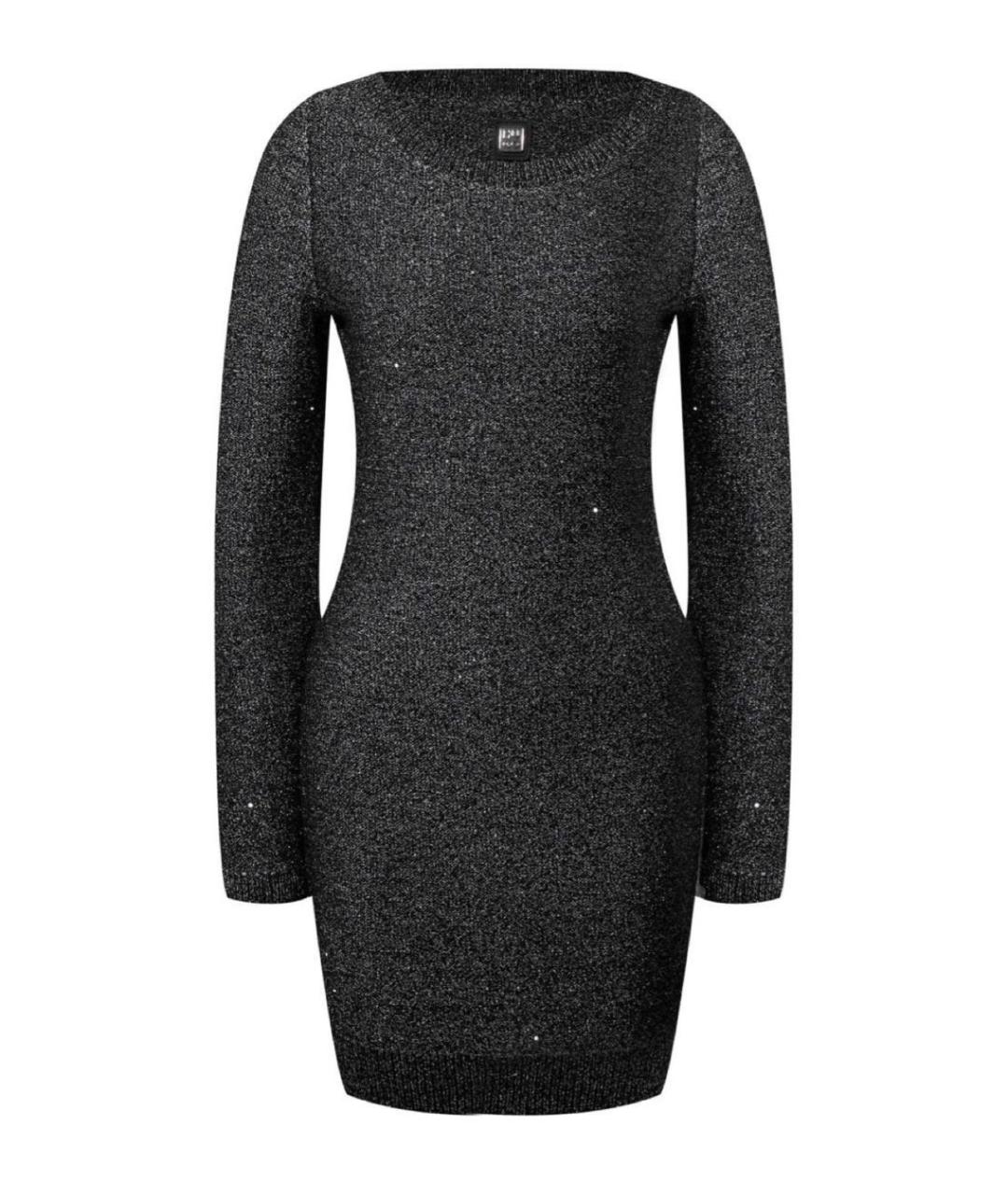 HUGO BOSS Серебряное повседневное платье, фото 3