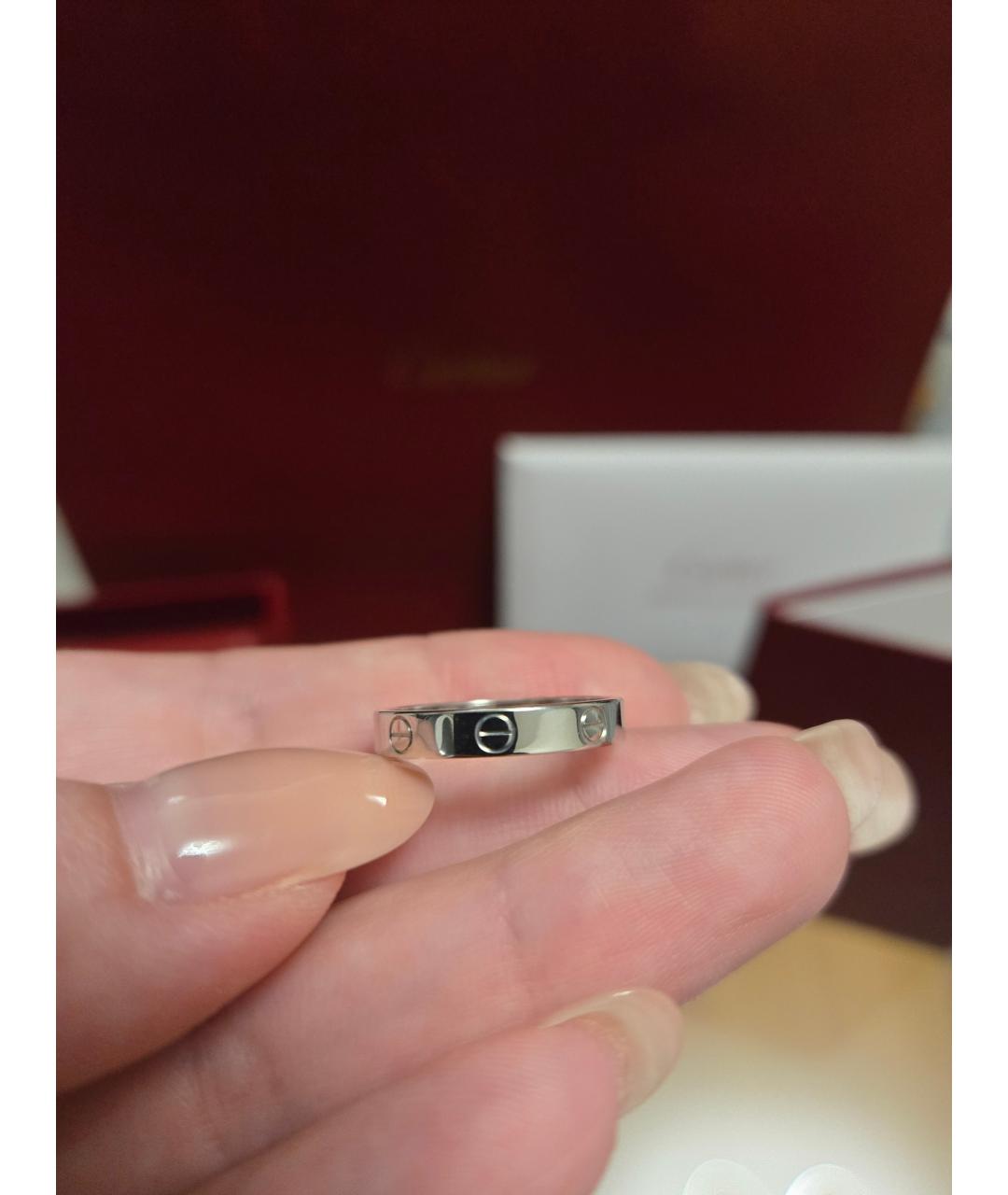 CARTIER Белое кольцо из белого золота, фото 2