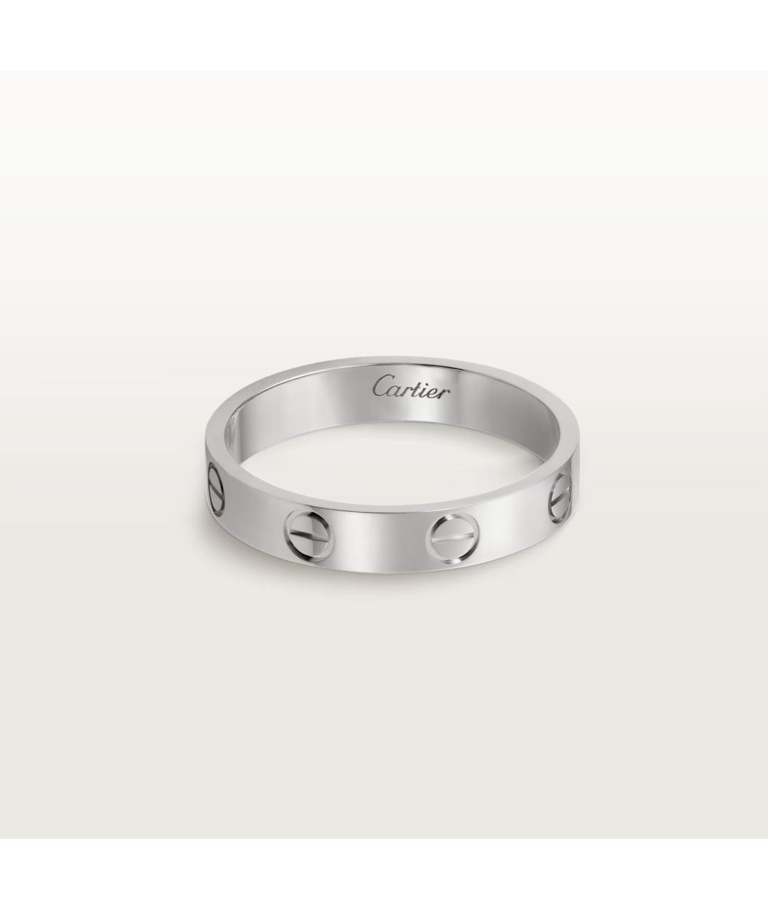 CARTIER Белое кольцо из белого золота, фото 4