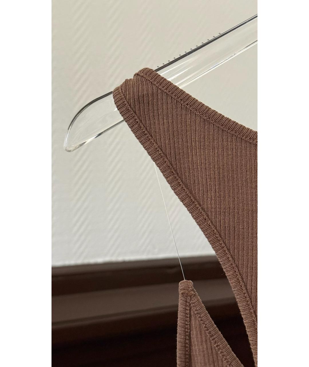 Y/PROJECT Коричневая майка, фото 3