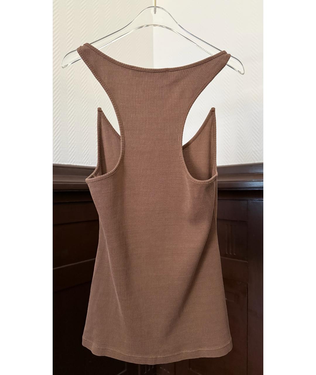 Y/PROJECT Коричневая майка, фото 2