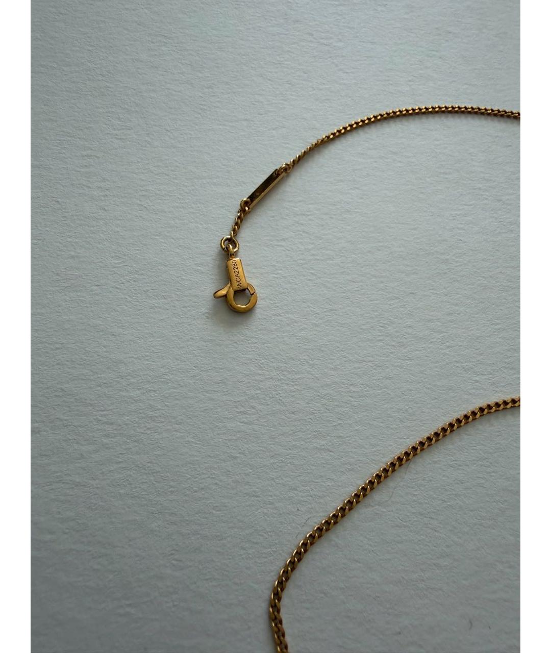 CELINE Золотая латунная цепочка, фото 3