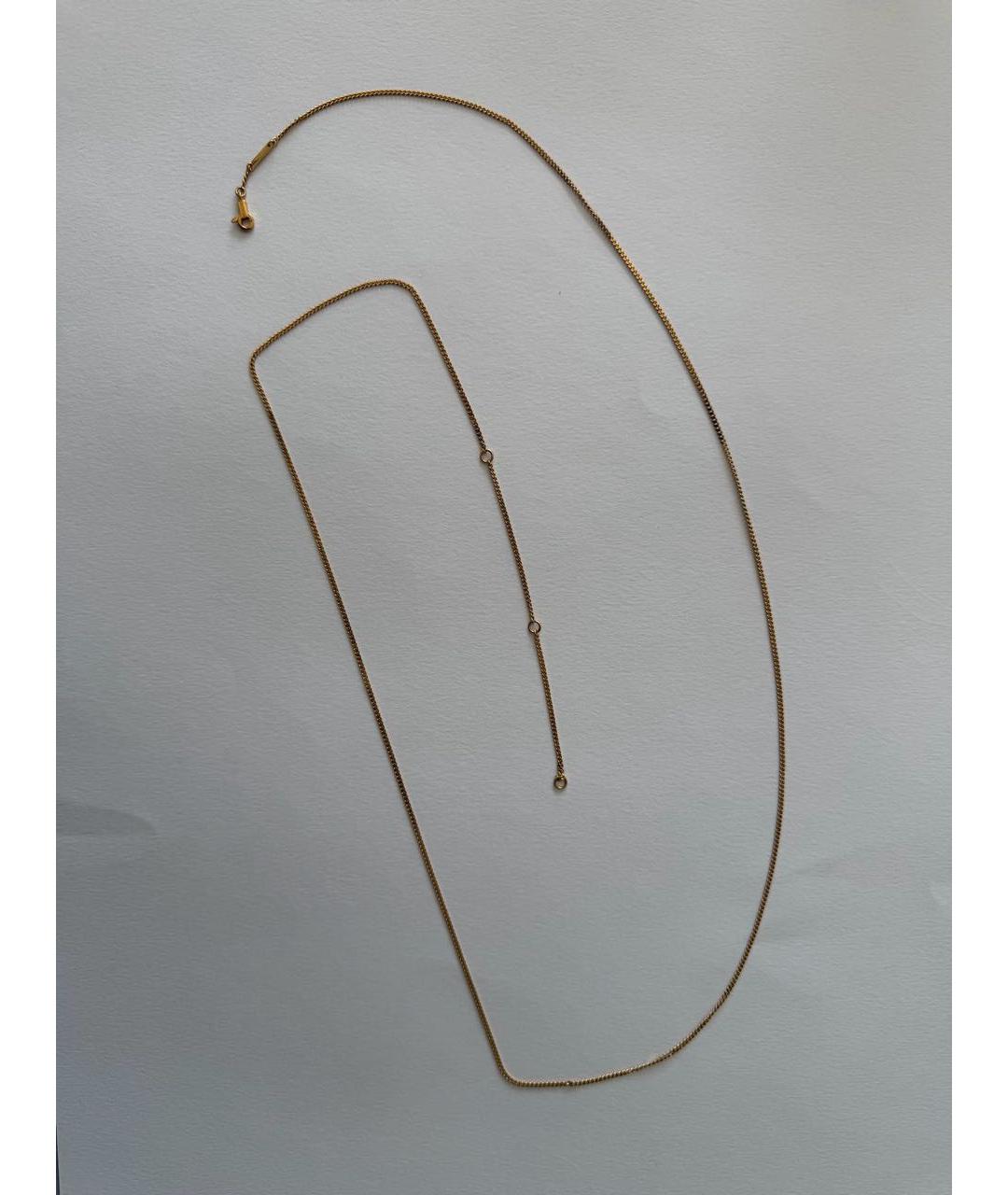 CELINE Золотая латунная цепочка, фото 8