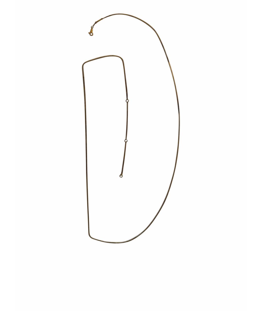 CELINE Золотая латунная цепочка, фото 1