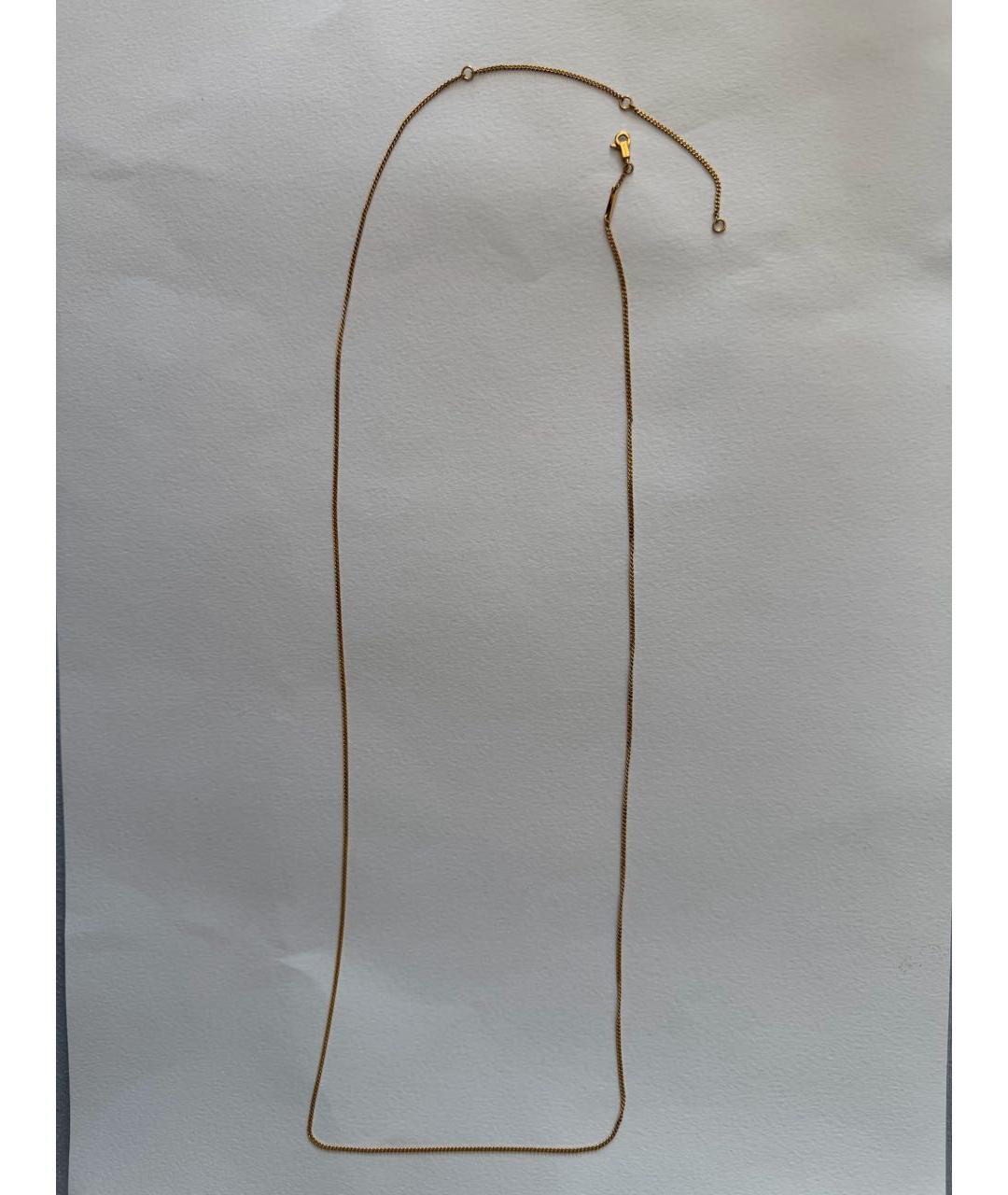 CELINE Золотая латунная цепочка, фото 2