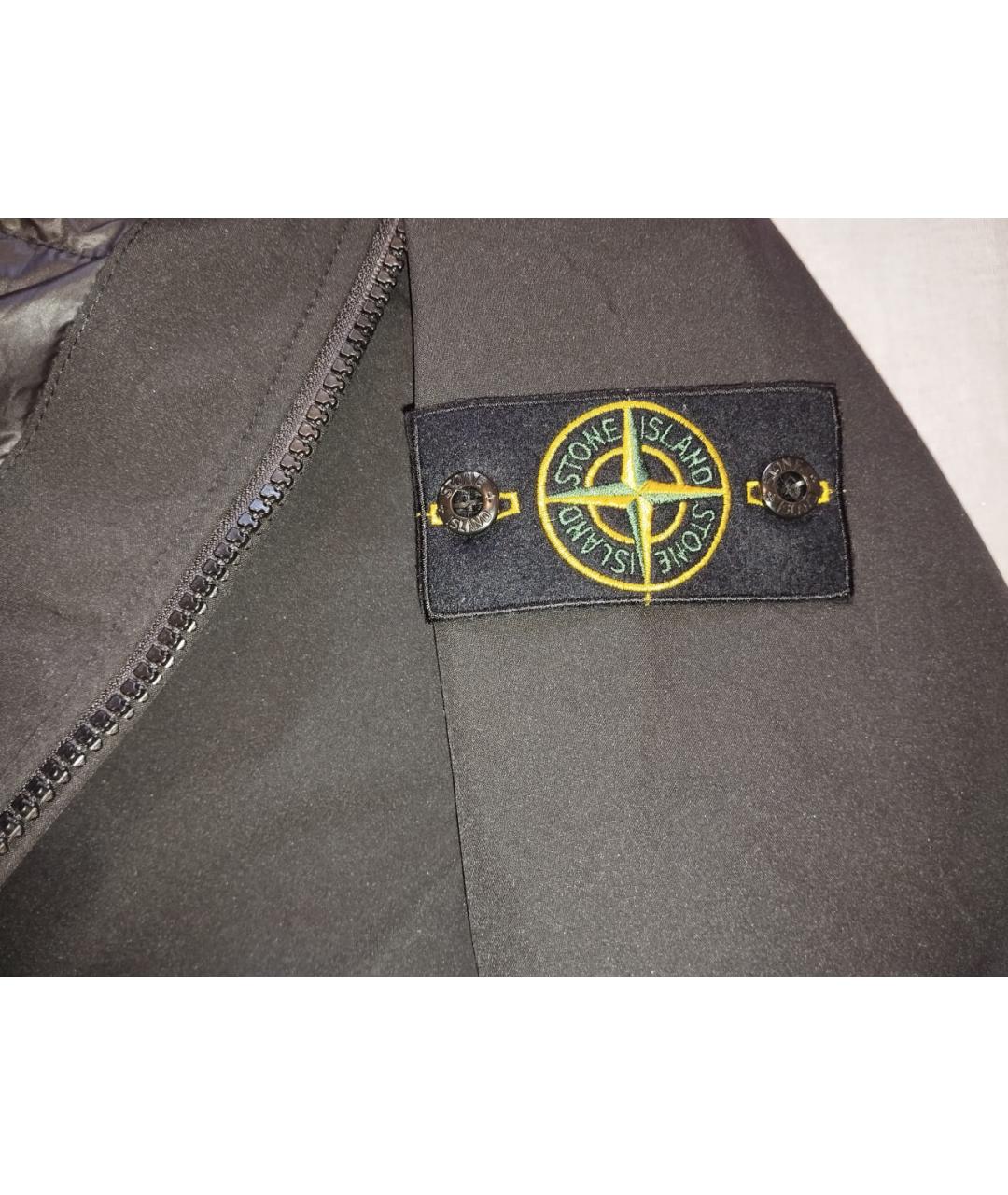 STONE ISLAND Черная куртка, фото 6