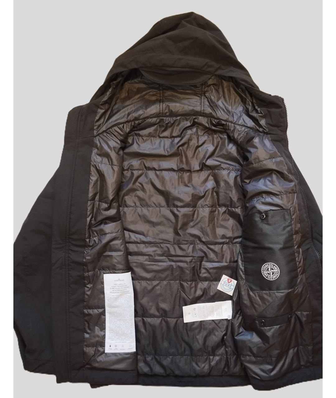 STONE ISLAND Черная куртка, фото 8