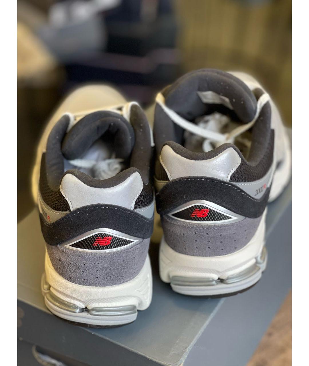 NEW BALANCE Серые замшевые низкие кроссовки / кеды, фото 4