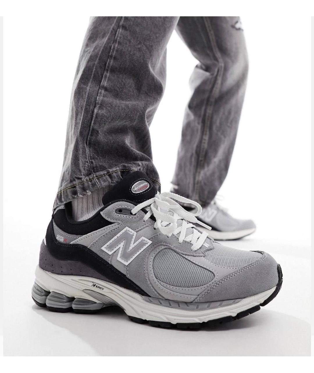 NEW BALANCE Серые замшевые низкие кроссовки / кеды, фото 8