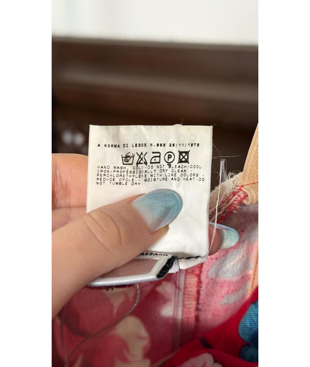 DOLCE&GABBANA Красное вечернее платье, фото 5