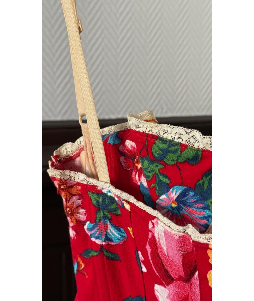 DOLCE&GABBANA Красное вечернее платье, фото 3