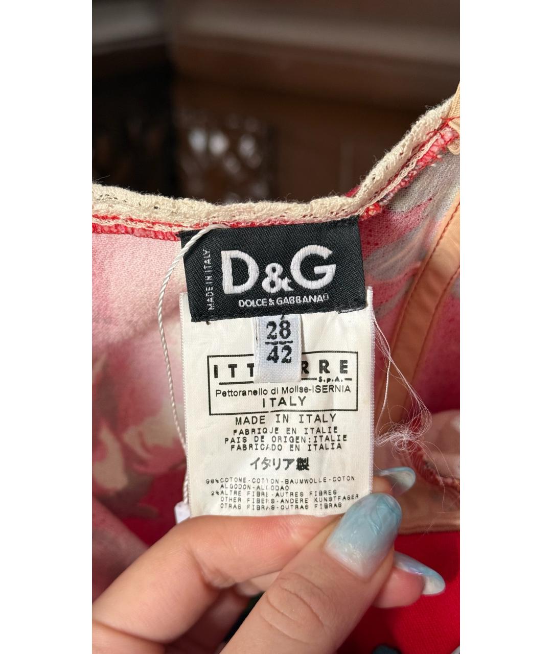 DOLCE&GABBANA Красное вечернее платье, фото 4