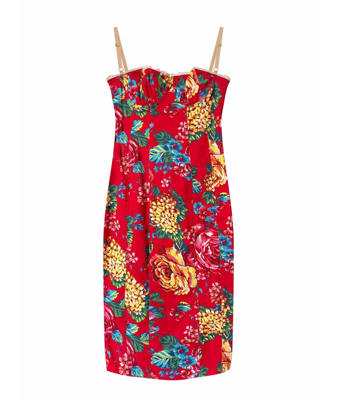 DOLCE&GABBANA Красное вечернее платье, фото 1