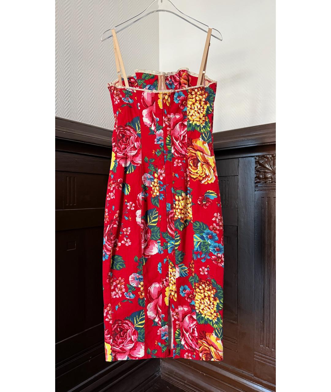 DOLCE&GABBANA Красное вечернее платье, фото 2