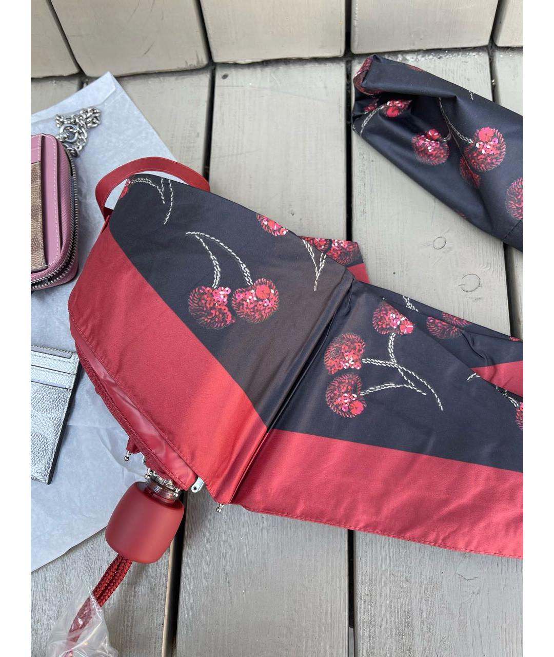 COACH Черный зонт, фото 3