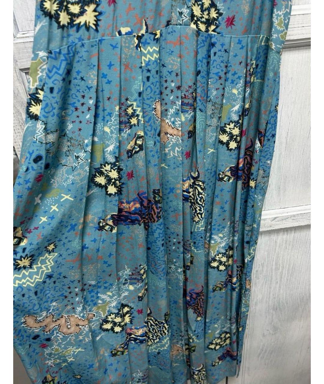 ZADIG & VOLTAIRE Голубой вискозный сарафан, фото 6