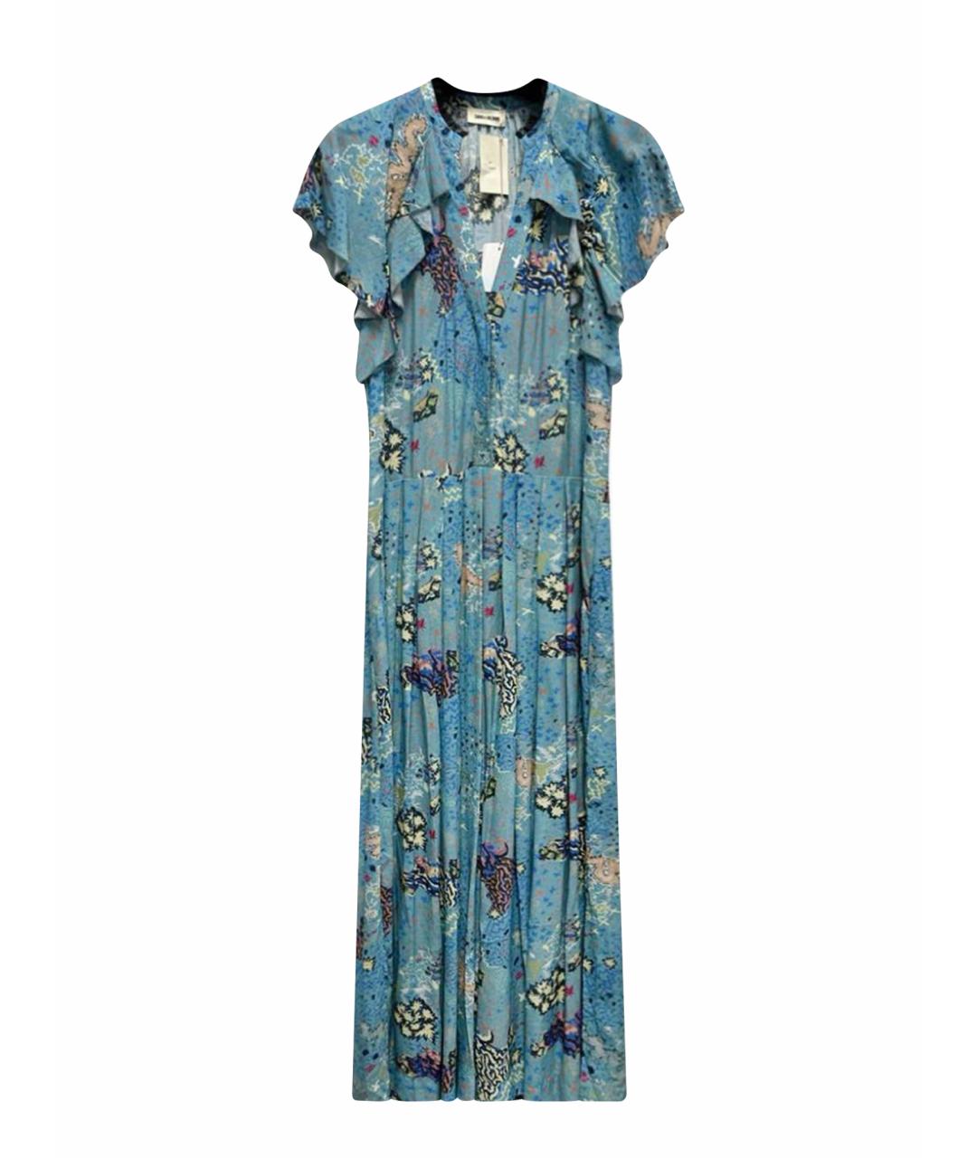 ZADIG & VOLTAIRE Голубой вискозный сарафан, фото 1