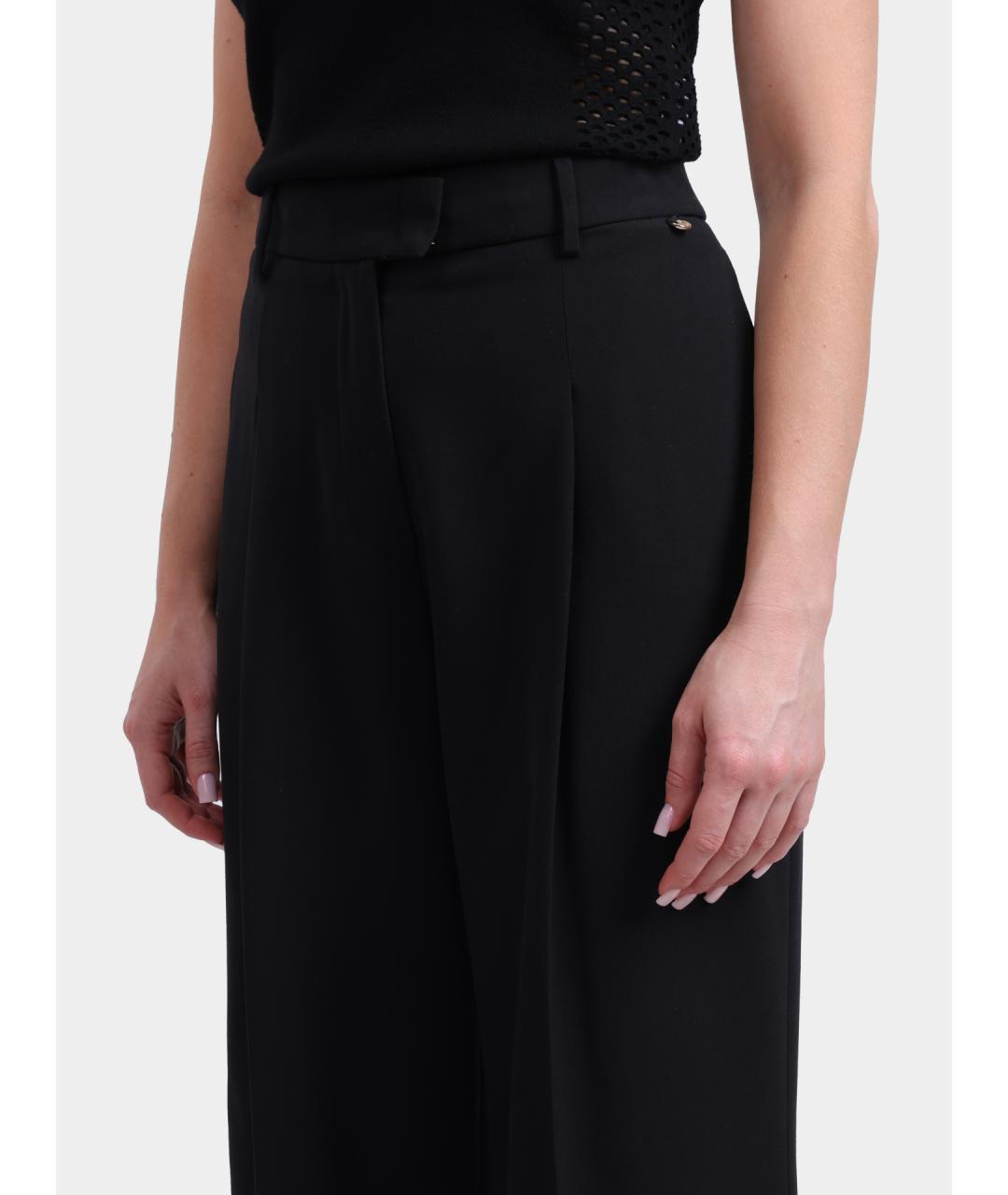 LIU JO Черные прямые брюки, фото 4