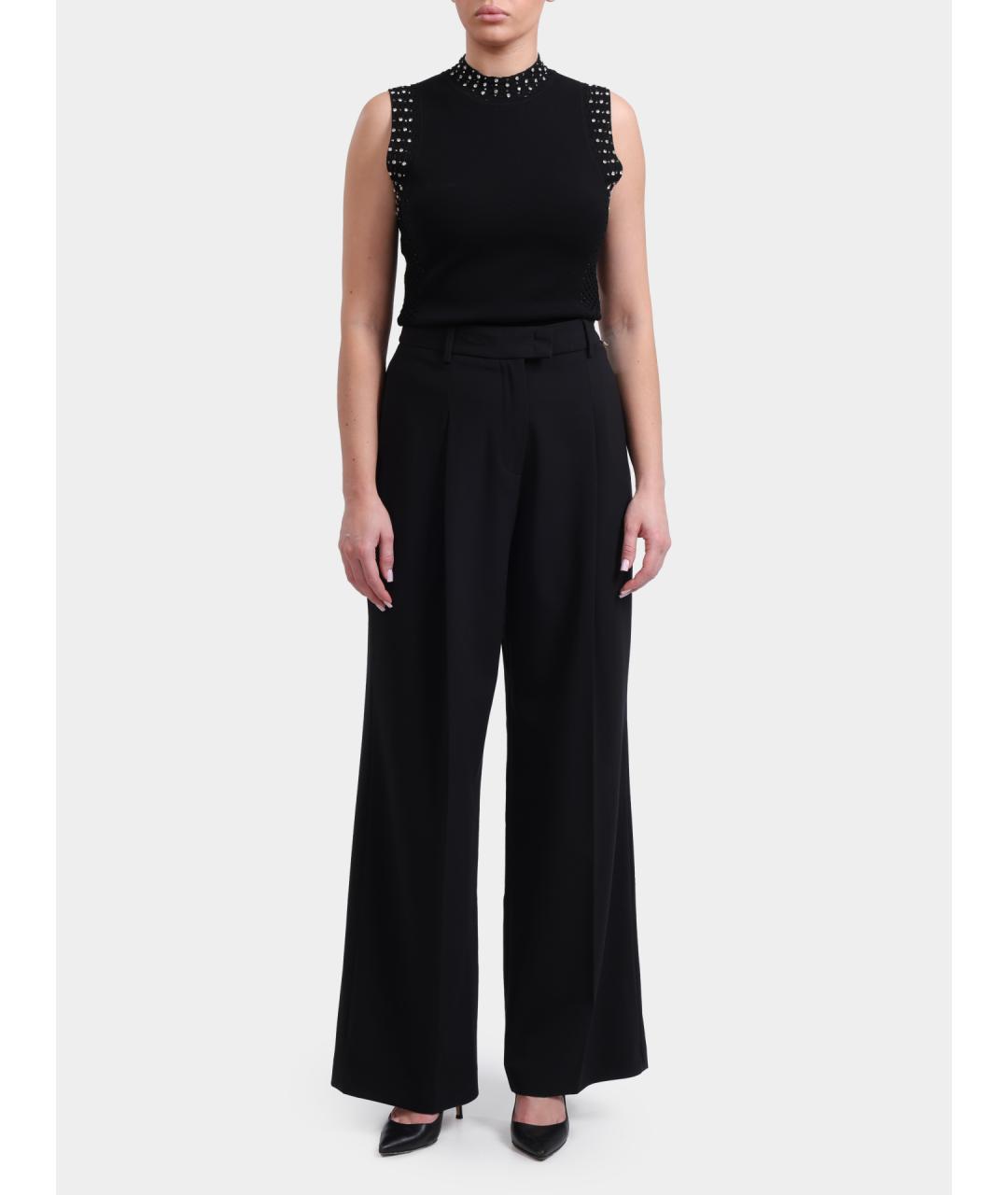 LIU JO Черные прямые брюки, фото 2