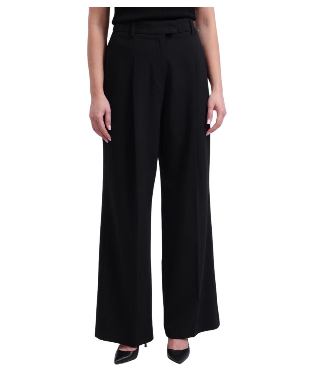 LIU JO Черные прямые брюки, фото 1