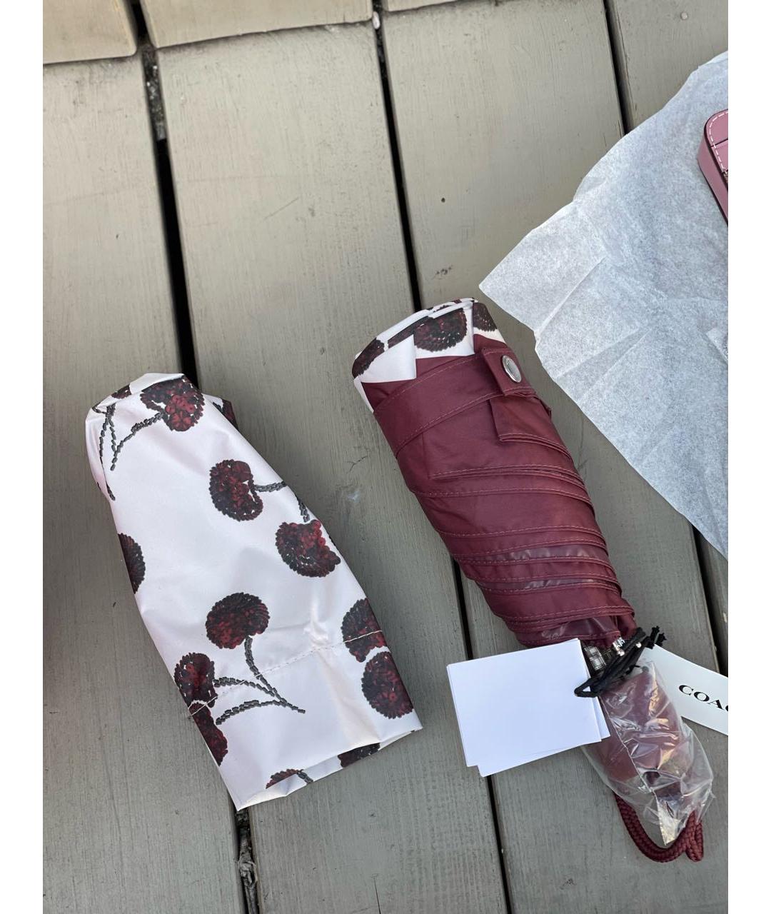 COACH Белый зонт, фото 2