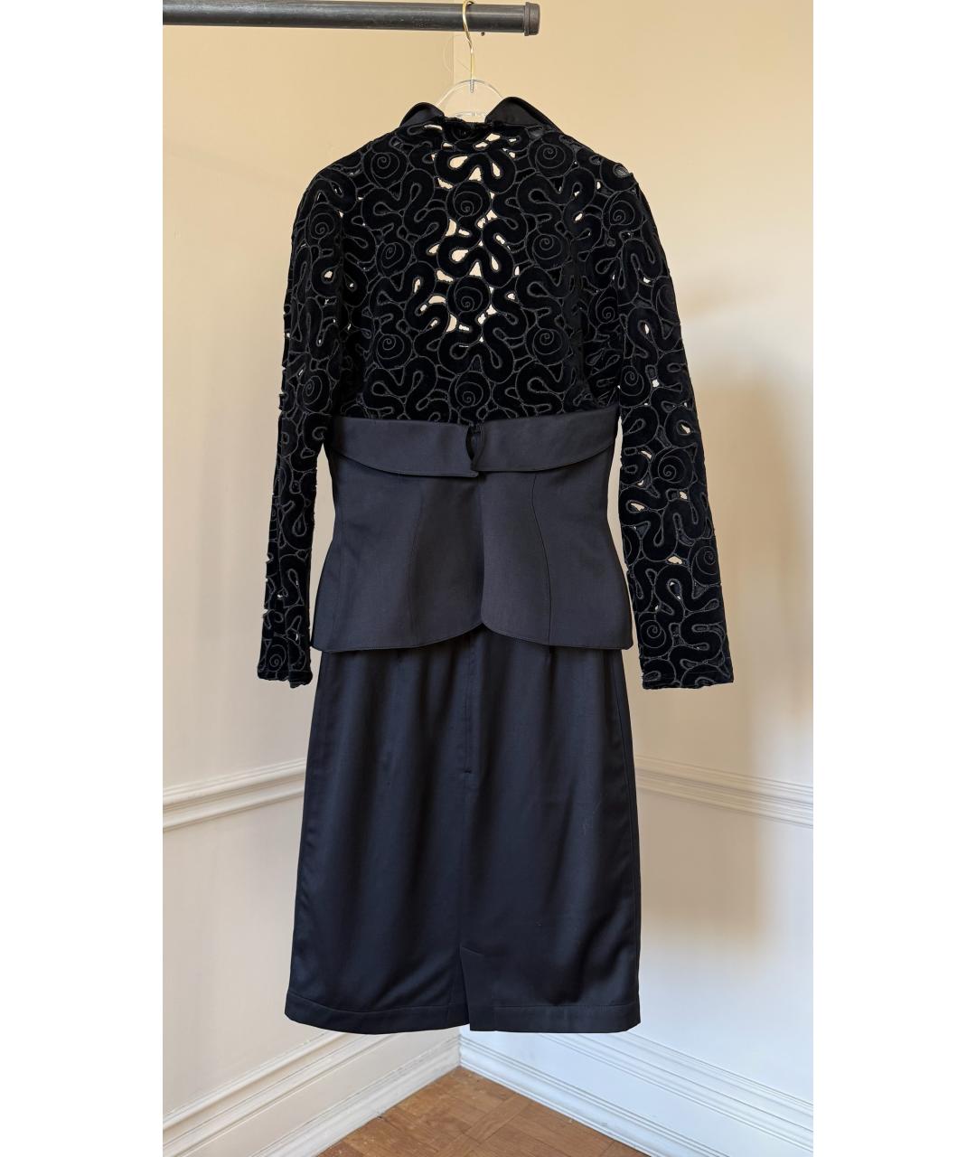 THIERRY MUGLER VINTAGE Черный костюм с юбками, фото 2
