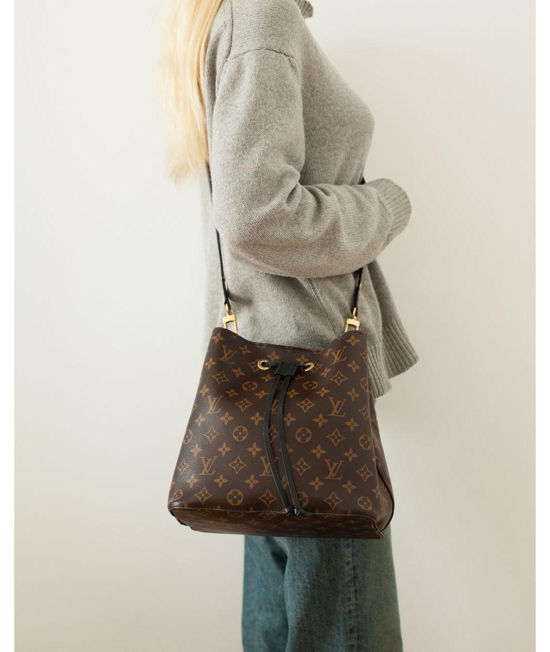 LOUIS VUITTON Коричневая сумка через плечо, фото 4