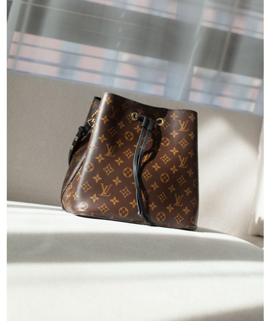 LOUIS VUITTON Коричневая сумка через плечо, фото 8