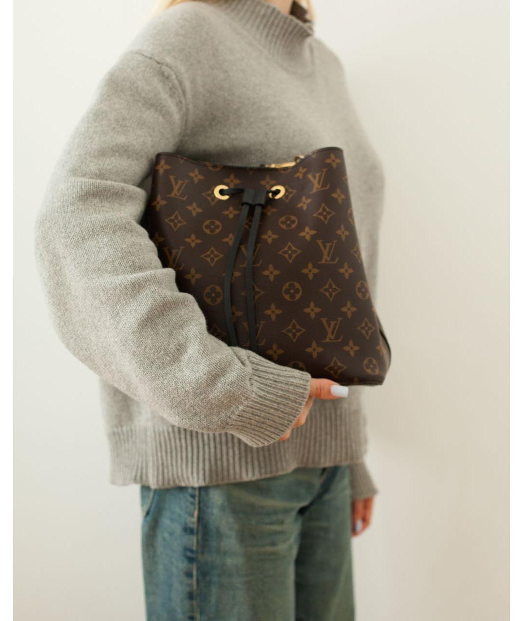 LOUIS VUITTON Коричневая сумка через плечо, фото 3