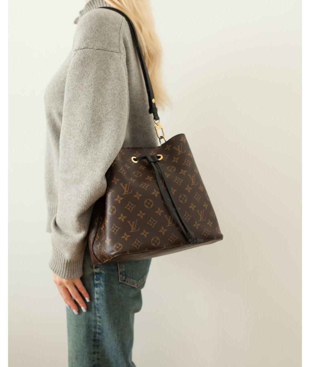 LOUIS VUITTON Коричневая сумка через плечо, фото 2