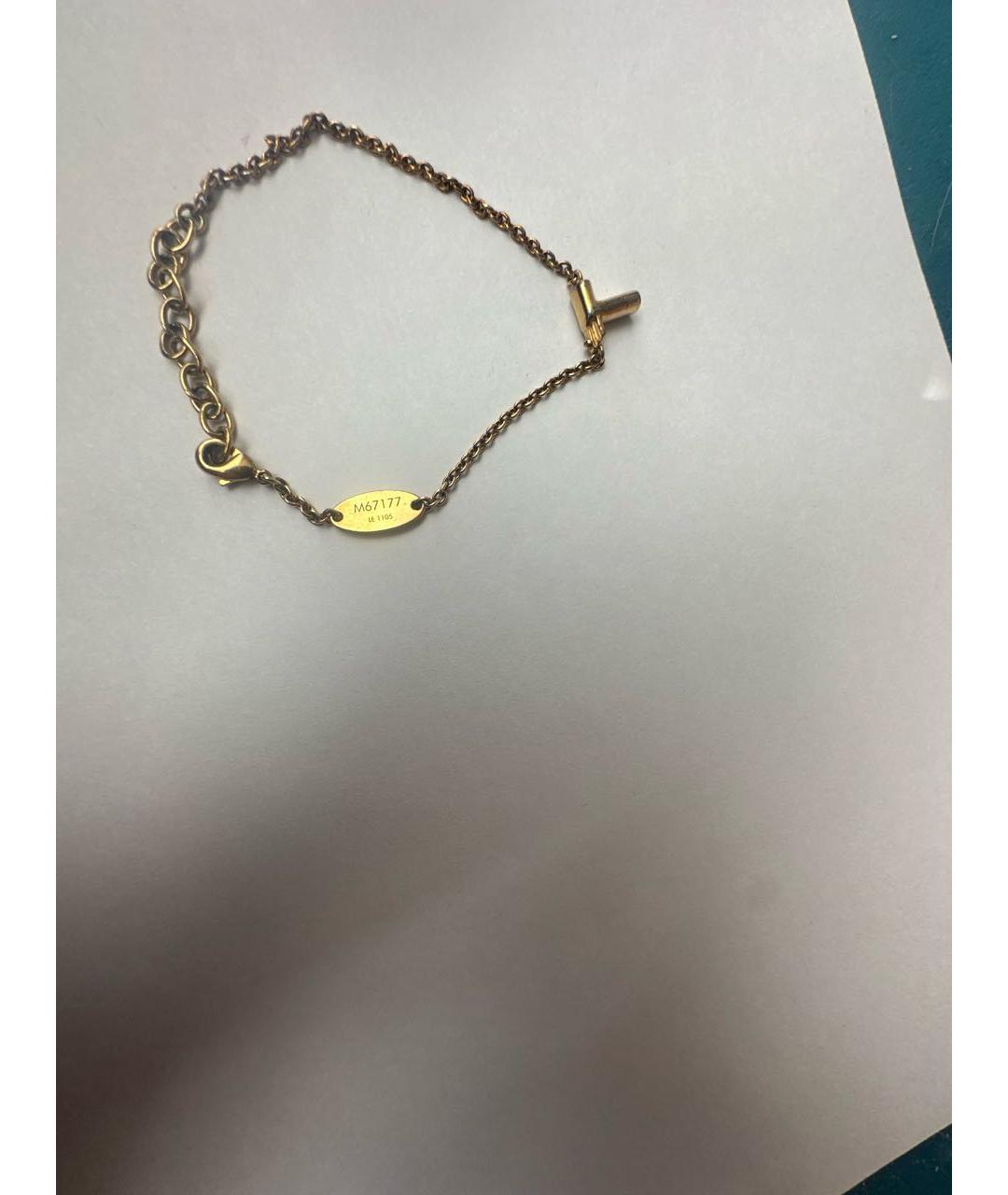 LOUIS VUITTON Золотой позолоченный браслет, фото 3