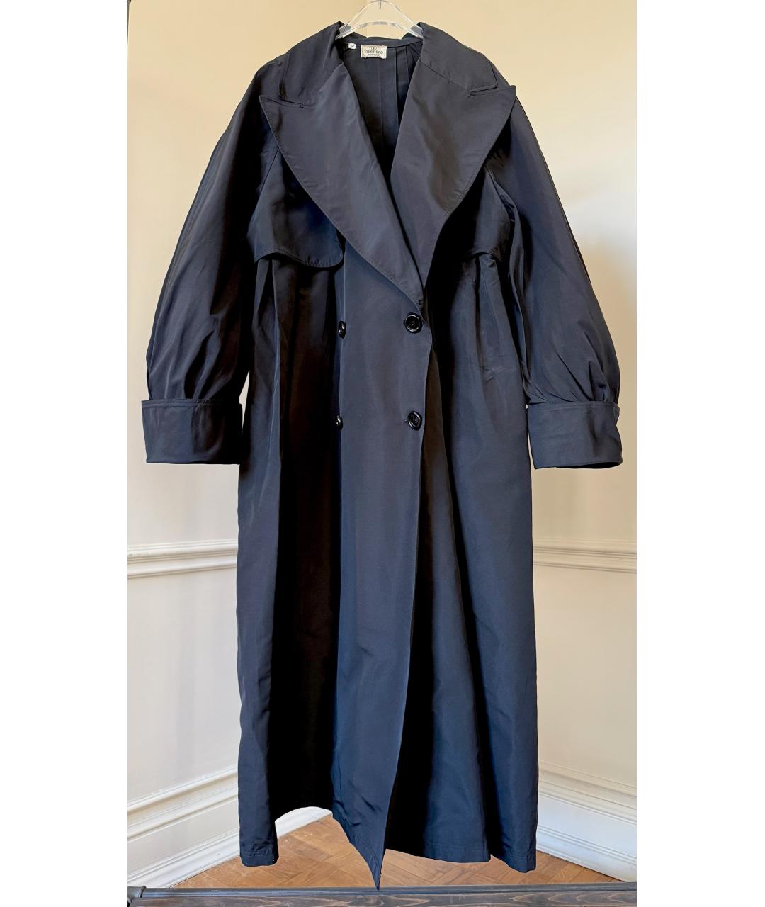 VALENTINO Черное пальто, фото 5