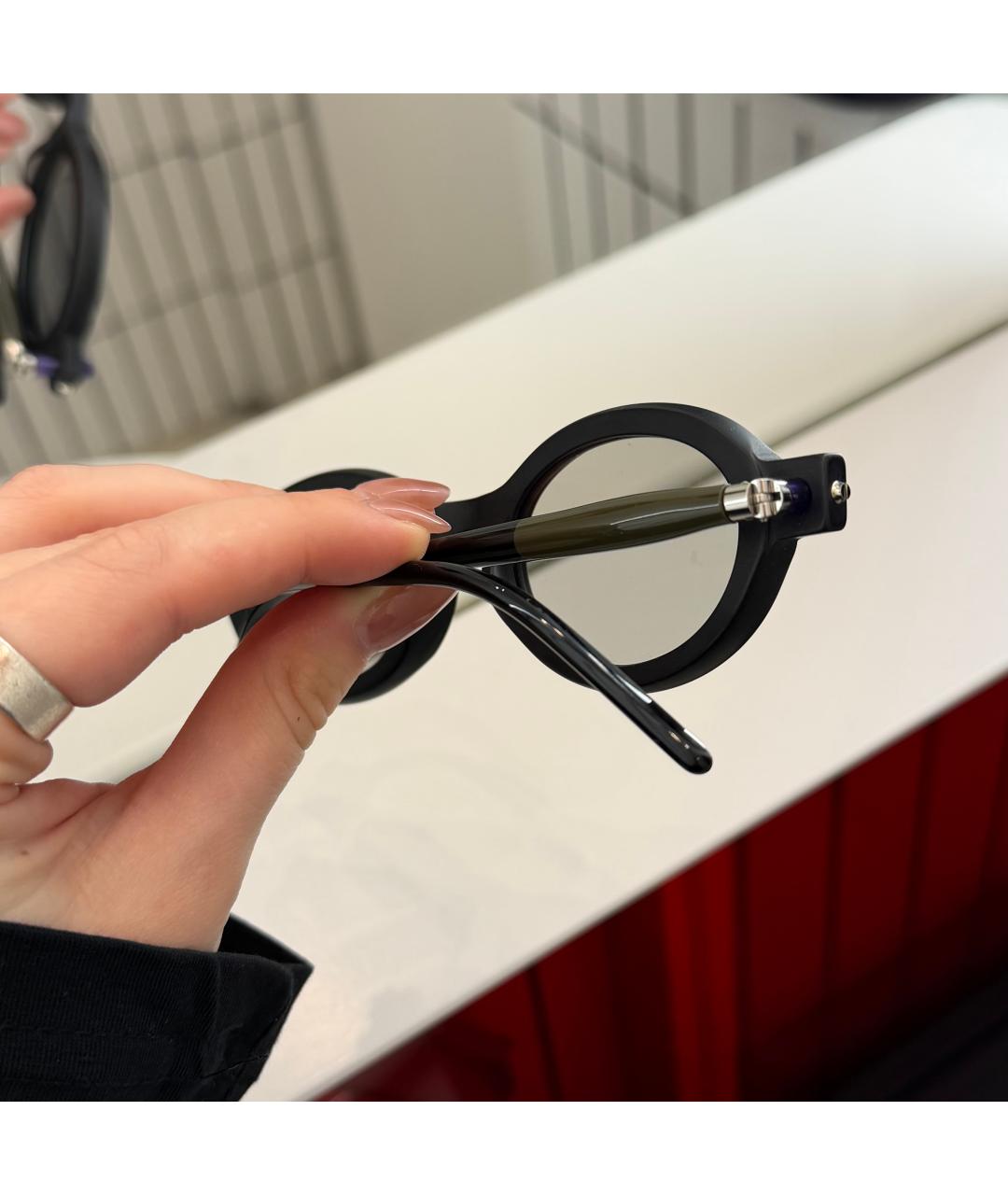 KUBORAUM Черные металлические солнцезащитные очки, фото 3