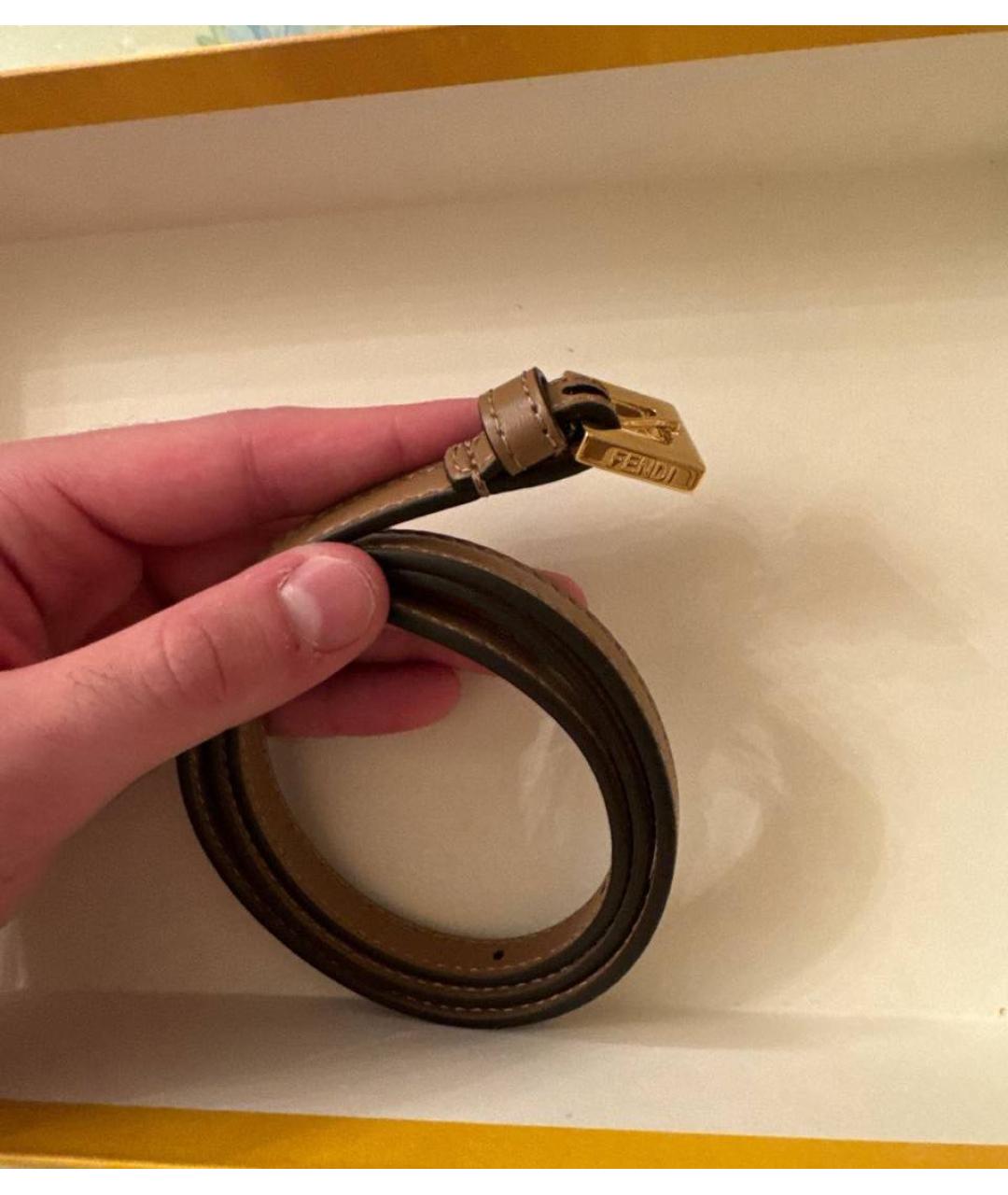 FENDI Коричневая сумка через плечо, фото 5