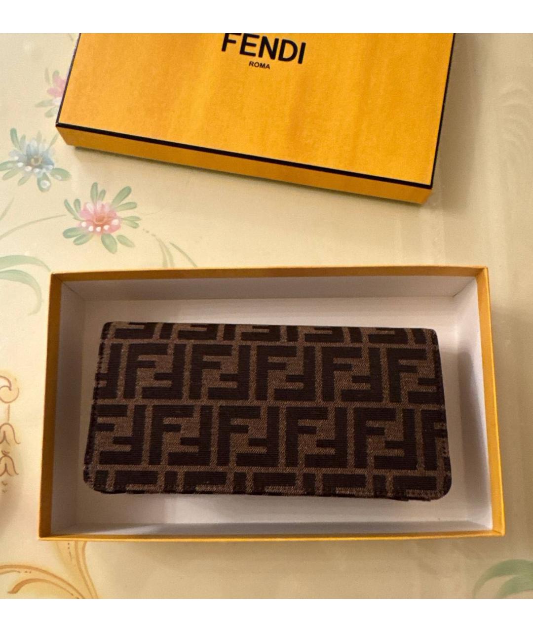 FENDI Коричневая сумка через плечо, фото 3